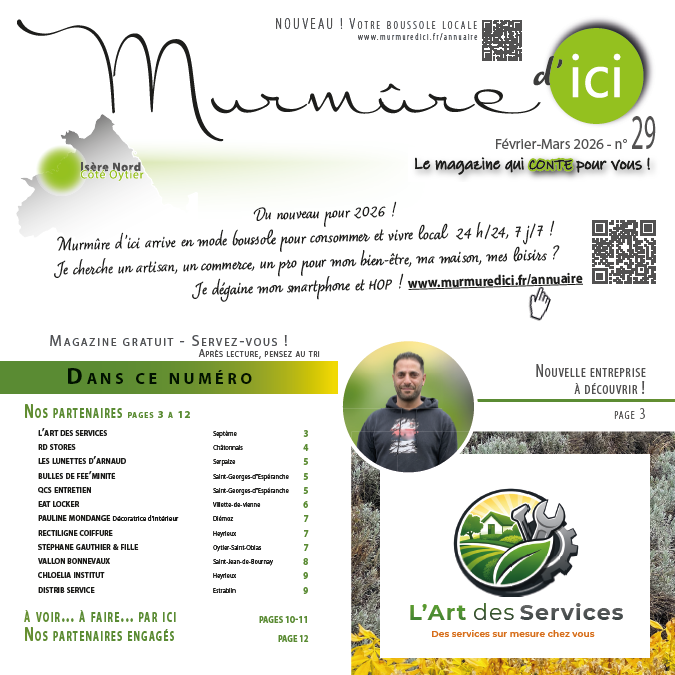 Couverture du magazine Murmûe d'ici n° 29